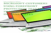 Microsoft Customers using Forefront Protection 2010 for SharePoint for Internet Sites - Sales Intelligence™ Report