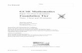 MrJacksonMaths Foundation Non Calculator Paper G