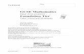 MrJacksonMaths Foundation Calculator Paper G