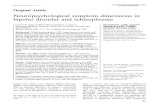 Neuropsychological symptom dimensions in bipolar disorder and schizophrenia
