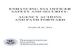Enhancing Tsa Officer Safety and Security- Agency Actions and Path Forward