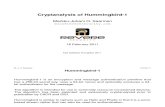 Cryptanalysis of Hummingbird-1