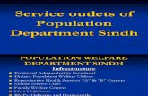 Population Welfare Program and Services
