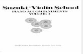 Suzuki Piano Accompaniment Vol 3