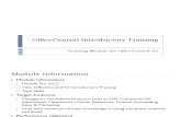 OfficeCentral V2 Introductory Training V1R0