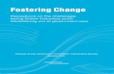 Fostering Change: Perceptions on the challenges facing British Columbia Youth aging out of government care