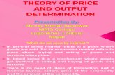 Theory of Price and Output Determination