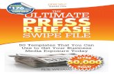 The Ultimate Press Release Swipe File by Pete Williams_SAMPLE