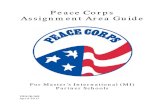 Peace Corps Assignment Area Guide - Volunteer Recruitment and Selection Office - PCAA