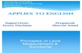 Principles of Land Measurement & Surveying 2003