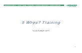5 Whys Training Oct 12 2011