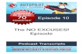 The No Excuses Episode