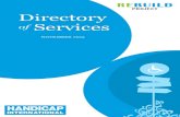 REBUILD Project Directory of Services