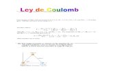 PROBLEMAS LEY DE COULOMB Y CAMPO ELÉCTRICO - SOLUCIONES