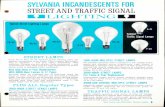 Sylvania Incandescent Street & Traffic Signal Lamp Brochure 1964
