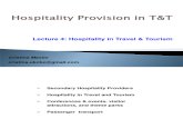 Lecture 4-Hospitality in T T