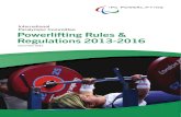 2013-2016 IPC Powerlifting Rules