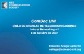 1ra Charla Comsoc UNI 20071006