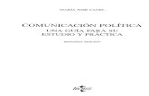 María José Canel. Comunicación Política - Una guía para su estudio y práctica - Pag 17 a 33