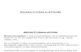 Bioaccumulation Class