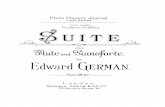 German - Suite for Flute and Piano - Piano Score