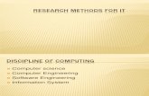 Researh Methods for IT
