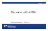 Monetarna Politika EMU