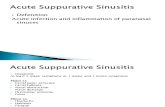 15 - Acute Suppurative Sinusitis & Chronic Sinusitis