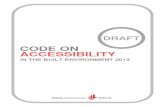 Draft Accessibility Code 2013