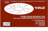 Scientific Bases for the Preparation of Heterogeneous Catalysts, Volume 162