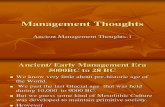 Ancient Management Thought 1
