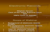 Electronic Records Webinar