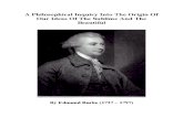 Edmund Burke - A Philosophical Inquiry Into the Origin of Our Ideas of the Sublime and the Beautiful