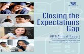 Achieve 2013 Closing the Expectations Gap Report
