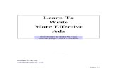 Learn to Write More Effective Ads