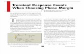 Transient Response Counts When Choosing Phase Margin