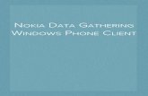 Nokia Data Gathering Windows Phone Client