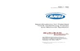 ANSI Mh27.1 (2003) Patented Track Underhung Cranes and Monorail Systems