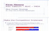 Firm Theory Blue Ocean Strategy
