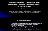 A Conceptual Model for Mental Nursing Practice