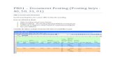 FB01-Document Posting Based on Different Posting Keys