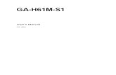 Mb Manual Ga-h61m-s1 v2.0 e