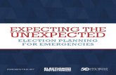 Expecting the Unexpected: Election Planning for Emergencies