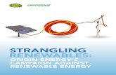 Strangling Renewables