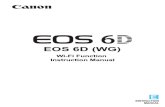 Canon EOS 6D DSLR User's Manual Guide (Owners Instruction)