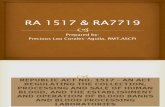 RA 1517 & RA7719