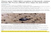 UFO - There Were TWO UFO Crashes at Roswell