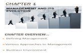 Management & Its Evolution