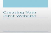 Creating Your First Website