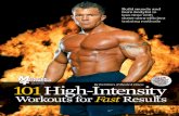 101 High Intensity Workouts for Fast Results (101 Workouts) by Muscle & Fitness -Mantesh1